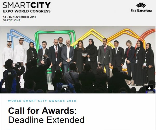 Prazo de inscrição dos projetos para o prêmio Smart City é prorrogado