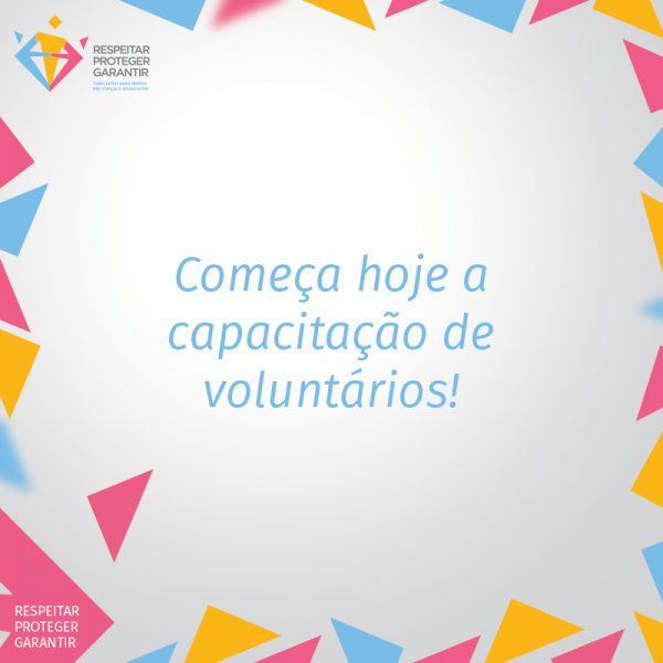 Rio 2016: Capacitação dos voluntários que atuarão na proteção de crianças e adolescentes acontece até sexta-feira, 29