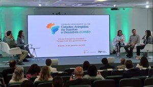 Renata Sene fala sobre mudanças climáticas em oficina do Ministério do Meio Ambiente