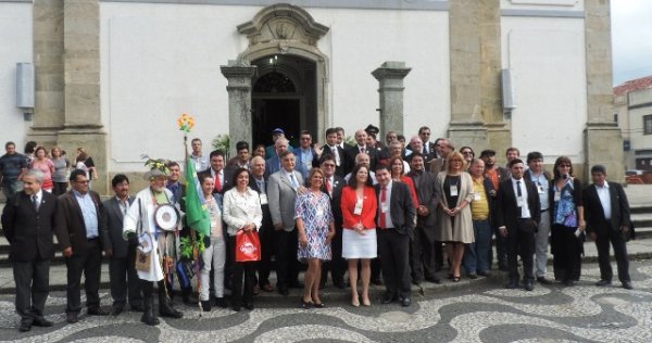 Delegação estrangeira em Iguape