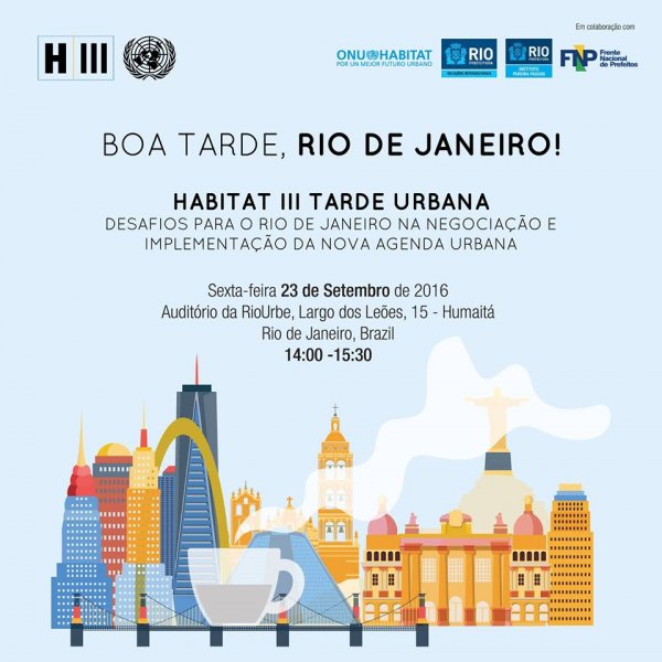 Prefeitura do Rio de Janeiro promove debates sobre Nova Agenda Urbana