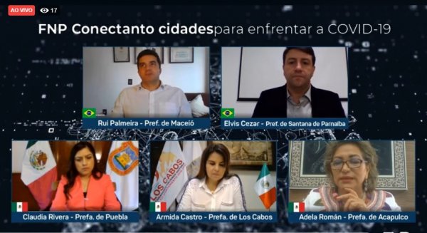 Coronavírus: prefeitos brasileiros e prefeitas mexicanas debatem a importância da atuação conjunta entre os entes