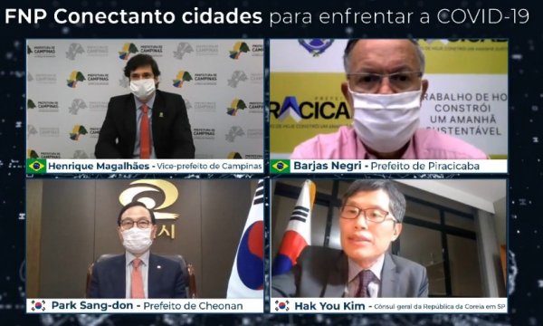 Brasil e Coreia compartilham experiências no enfrentamento à Covid-19