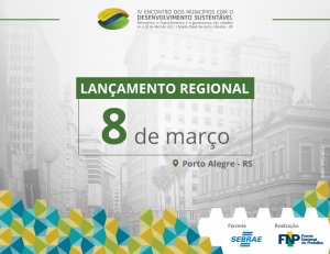 Porto Alegre sedia lançamento regional do IV EMDS