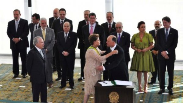 Presidente Dilma Rousseff empossa ministro-chefe da Secretaria de Relações Institucionais (SRI), Pepe Vargas