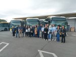 Comitiva da FNP encerra missão internacional com visita técnica a empresa de transporte