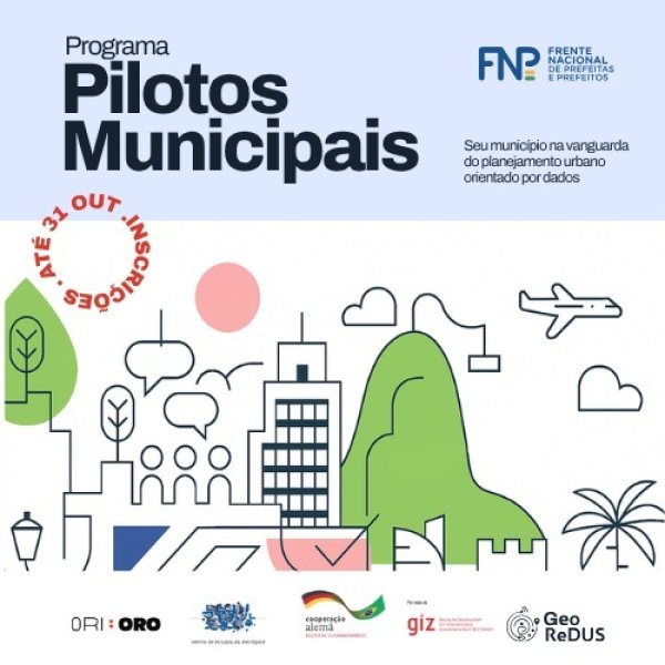 Projeto GeoReDUS lança edital para Programa de Pilotos Municipais