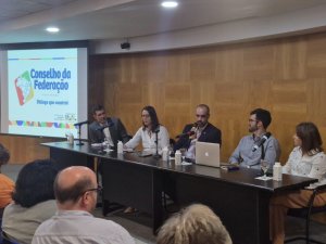 Miranda participa de seminário sobre governança climática representando a FNP