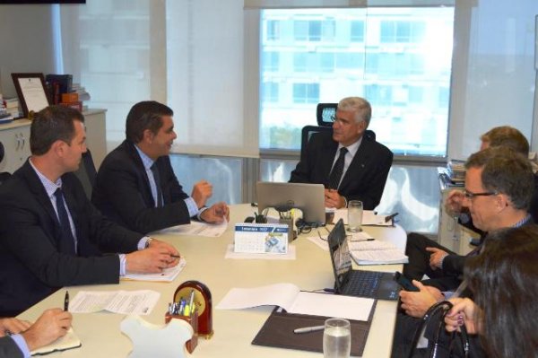 Prefeito de Palmas/TO, Carlos Amastha, participa de reunião com o secretário da Receita Federal, Jorge Rachid