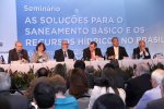 Presidente da FNP participa de seminário sobre saneamento