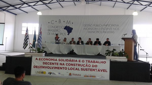 A atividade estava inserida na programação do Congresso Brasileiro de Municípios