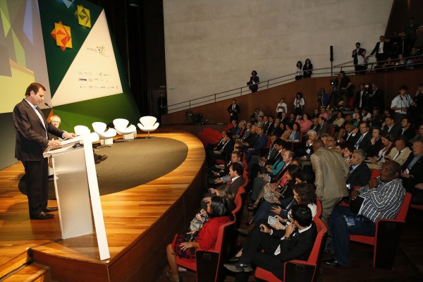 Na ocasião, o prefeito Eduardo Paes aproveitou para falar sobre o Pacto Global dos Prefeitos