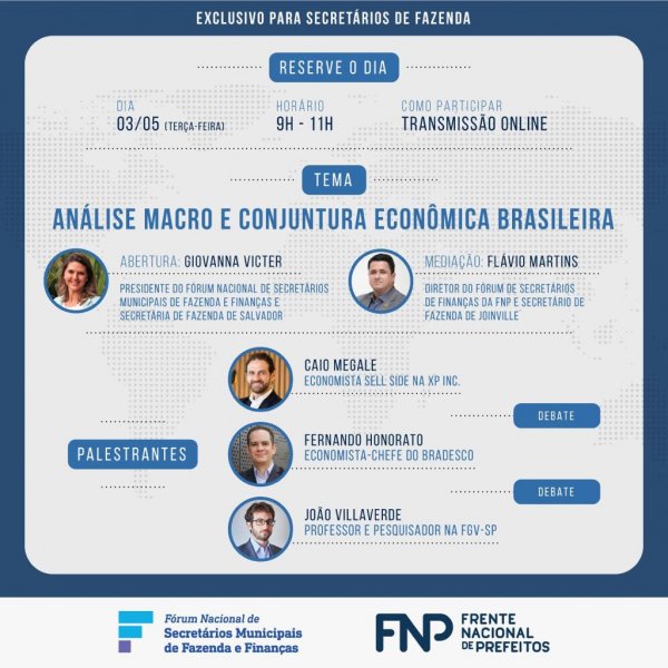 Secretários de Fazenda debatem impactos do cenário internacional na economia brasileira